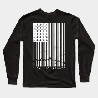 Satanic Sin City Flag Long Sleeve T-Shirt